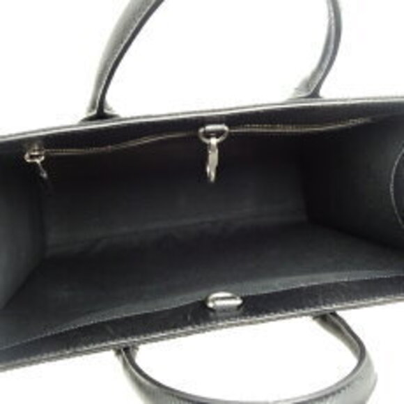 Gucci Jumbo GG Tote Bag Leather Black - Picture 6 of 9